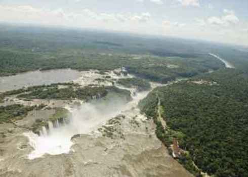 Tbpa Aerial View Of Iguassu Falls (Iguazu Iguacu), Misiones, Argentina And Parana, Brazil 130337195 Sergio Schnitzler