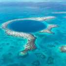 Iucn Iii Aerial View Of The Blue Hole In The Caribbean Off The Coast Of Belize 168067598 Tami Freed