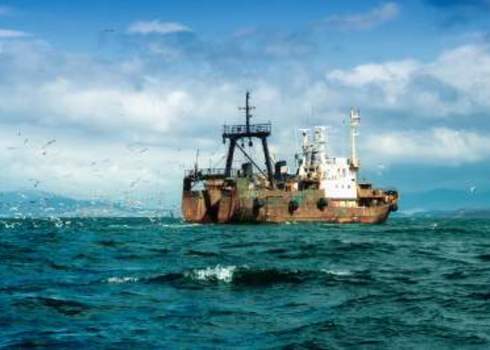 Vme Fishing Ship During A Fishing In Japan Sea Shutterstock 76959202