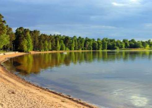 Natura2000 Sand Beach In Sweden, Vattern 35649583 X Phantom